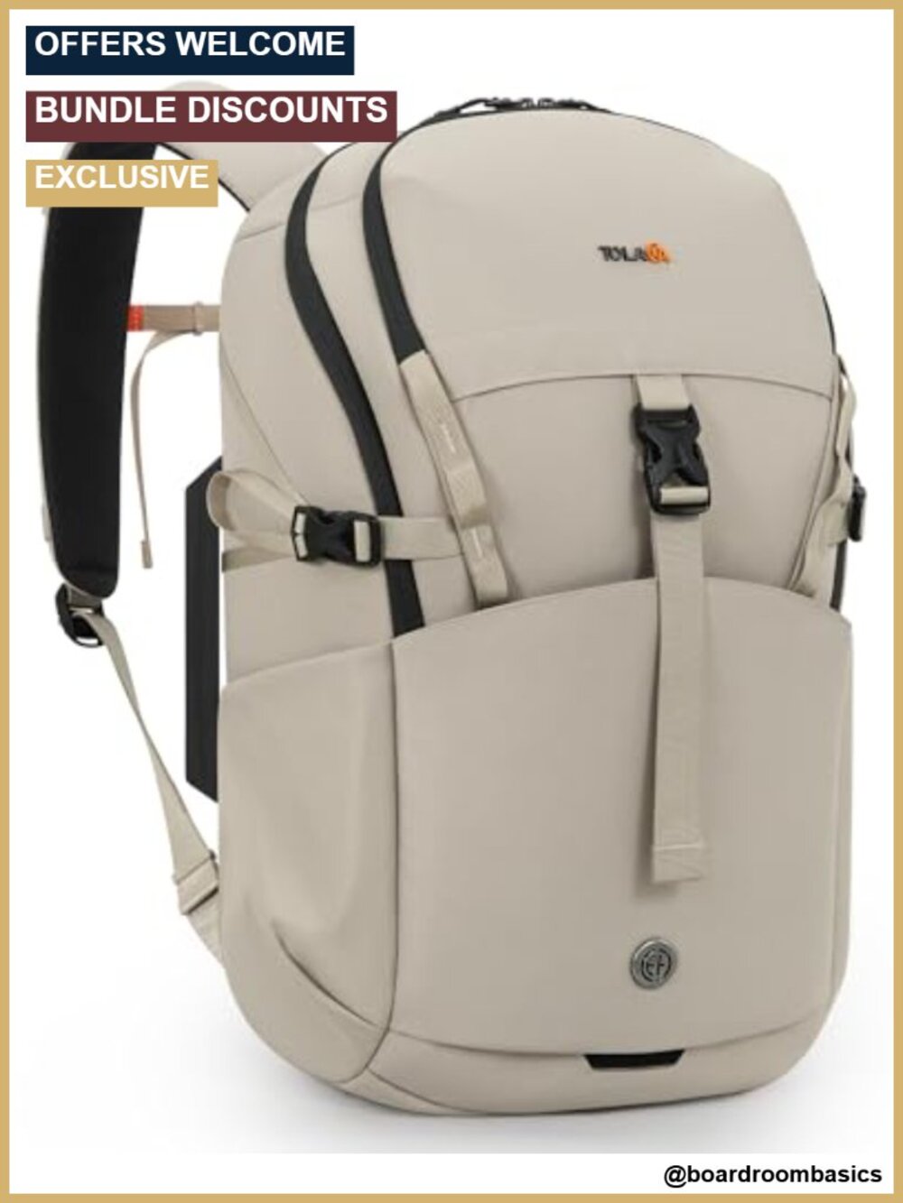 30L Travel Laptop Backpack for Work College 15.6" Carry On